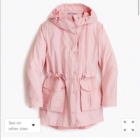 J. Crew Jackets & Blazers - J Crew Perfect Rain Jacket Blush Pink